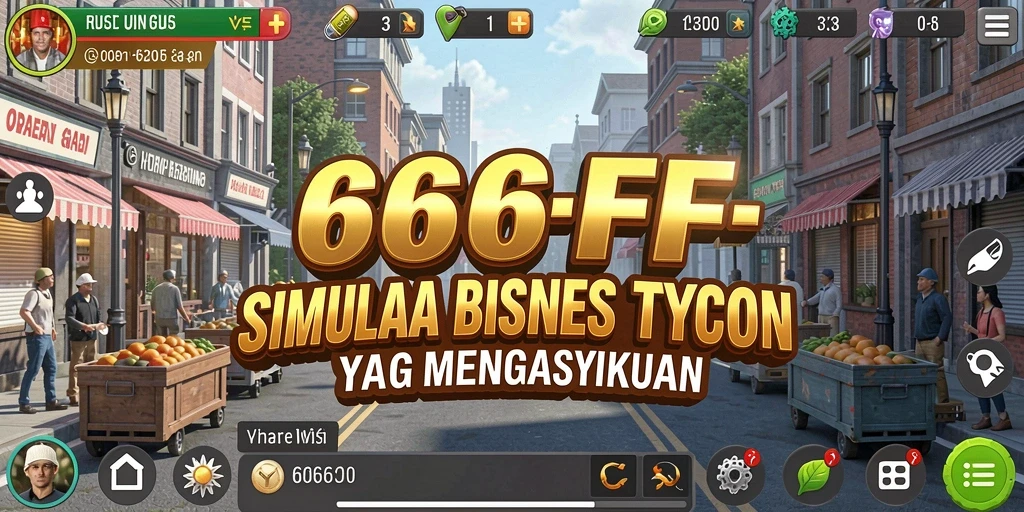 Tampilan gameplay 666FF yang menggugah selera bermain Tycoon.