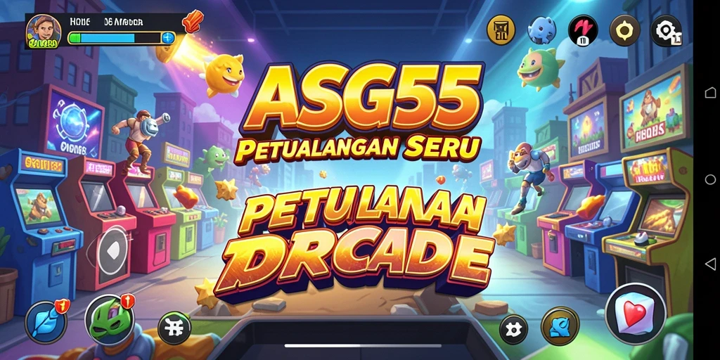 Tampilan gameplay ASG55 yang seru dengan banyak tantangan.