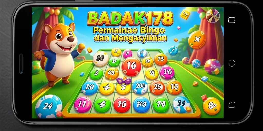 Tampilan screenshot BADAK178 menampilkan serunya bermain Bingo.
