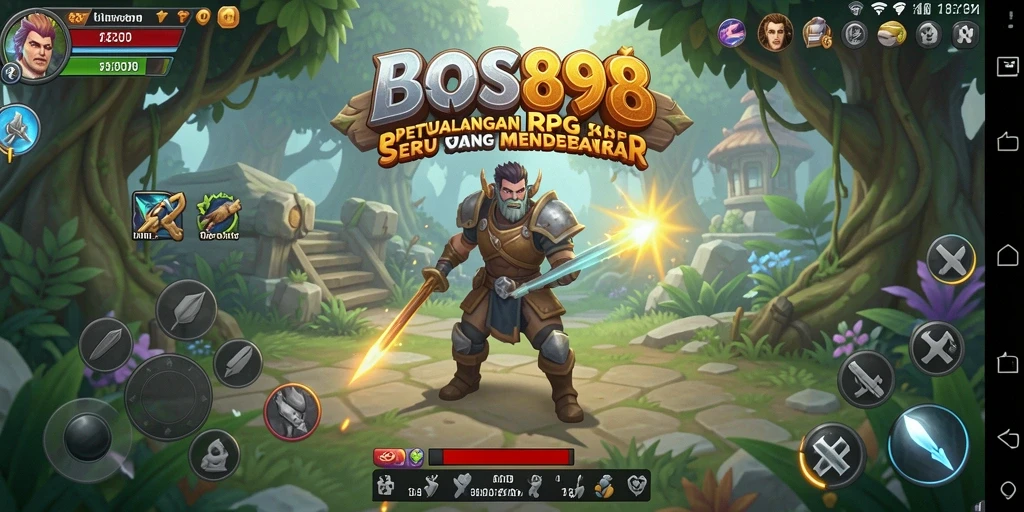 Screenshot gameplay yang menampilkan aksi seru dalam BOS898.