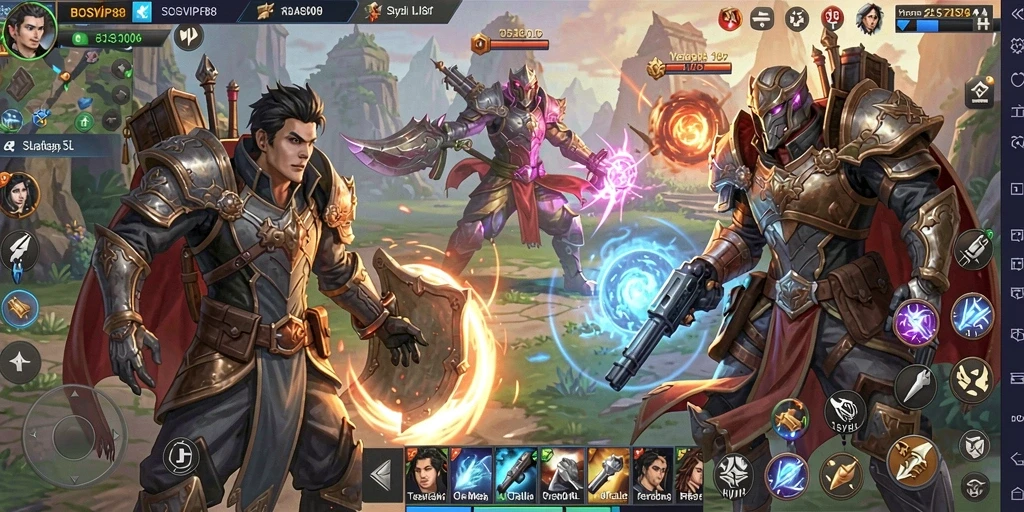 Gameplay seru dan menantang dalam BOSVIP88
