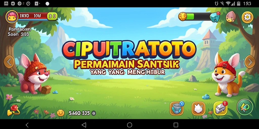 Tangkapan layar menunjukkan gameplay seru dari CIPUTRATOTO.