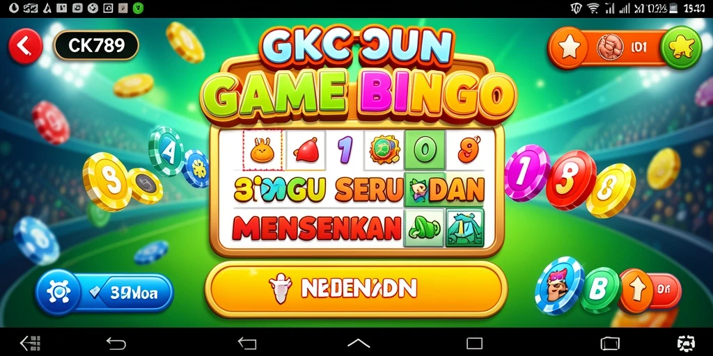 Screenshot gameplay CK789 menunjukkan keseruan bermain Bingo.