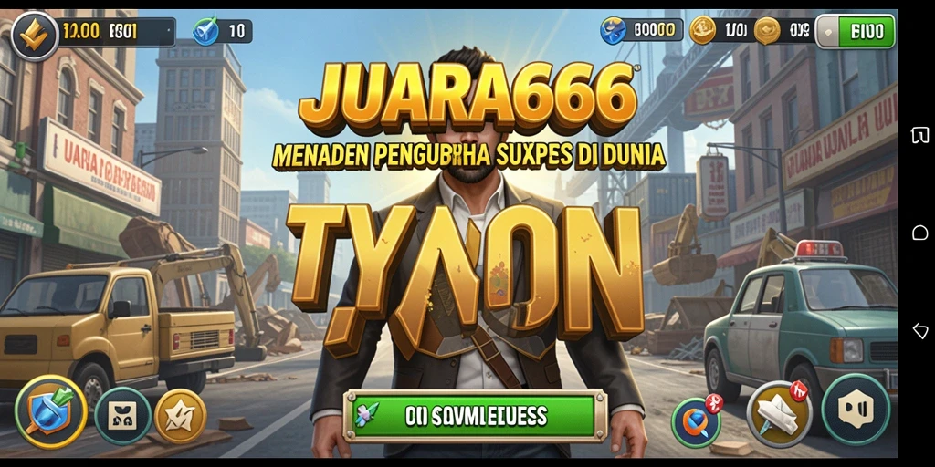 Screenshot JUARA666 menampilkan suasana gameplay Tycoon yang dinamis.