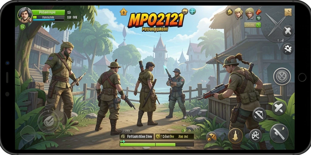 Tampilan gameplay MPO2121 yang penuh aksi dan petualangan.