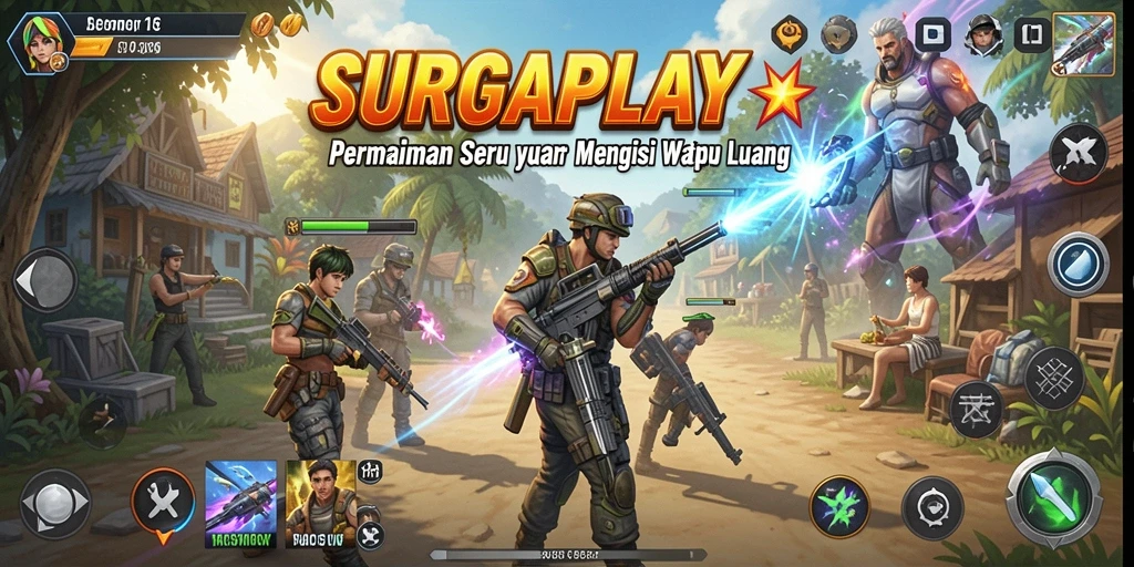 Tangkapan layar SURGAPLAY menampilkan gameplay seru dan penuh tantangan.