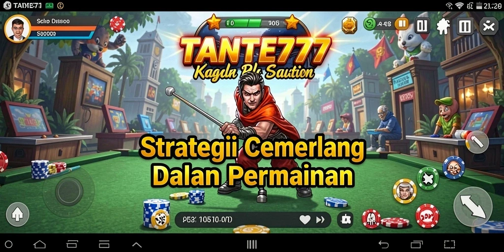Tampilan gameplay TANTE777 yang penuh strategi dan perencanaan.