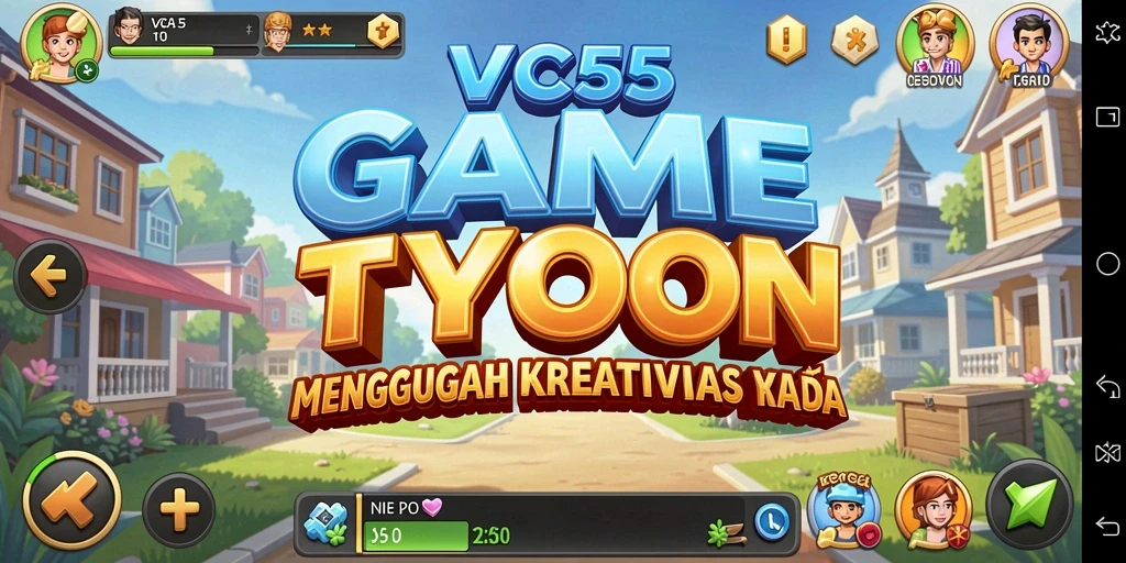 Screenshot VC55 menampilkan gameplay Tycoon yang memikat.