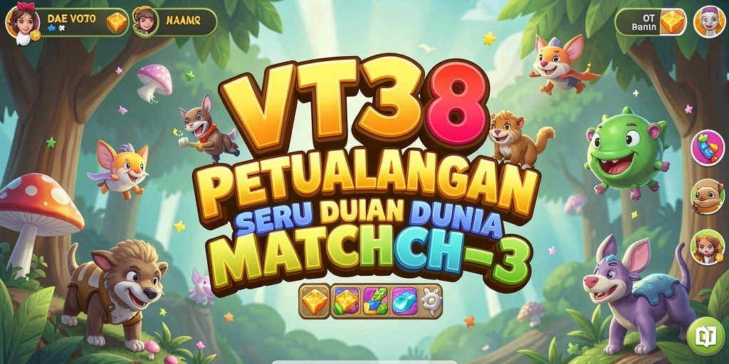 Gameplay seru dan menantang dalam VT38 dengan desain menarik.