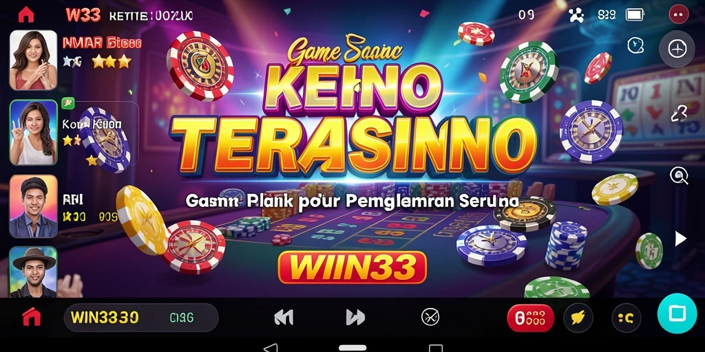 Tampilan interaktif gameplay Kasino yang memikat di WIN33.